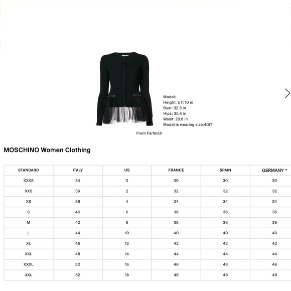 Moschino Couture Black Cardigan Sweater Jacket with Detachable Mesh Ruffled Hem - Picture 9 of 16